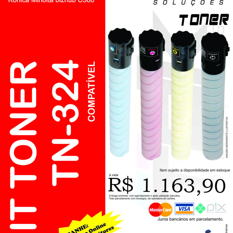 KIT TONER TN-324 COMPATÍVEL